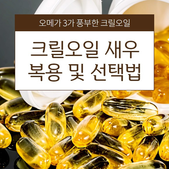 크릴오일 복용법