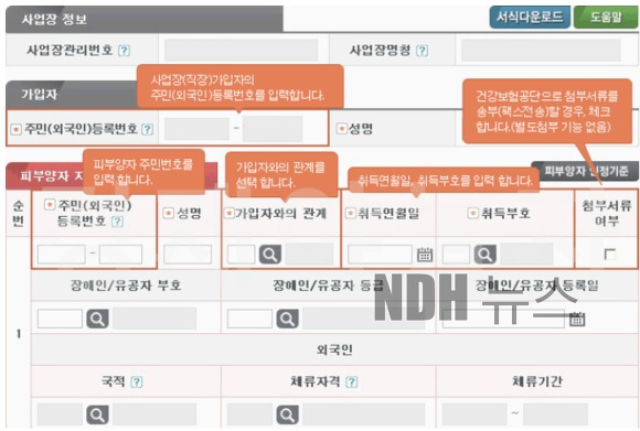 건강보험 피부양자 자격 사업자