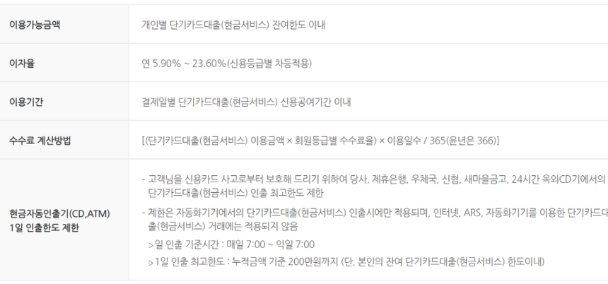 무직자소액대출 현금서비스